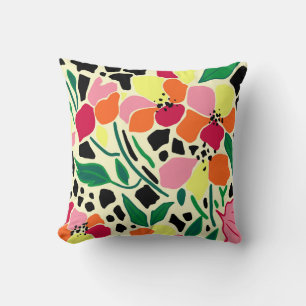 Tropical Garden Dots Cushion