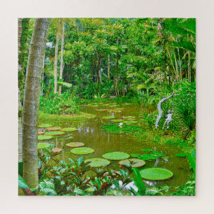 Tropical garden jigsaw puzzle