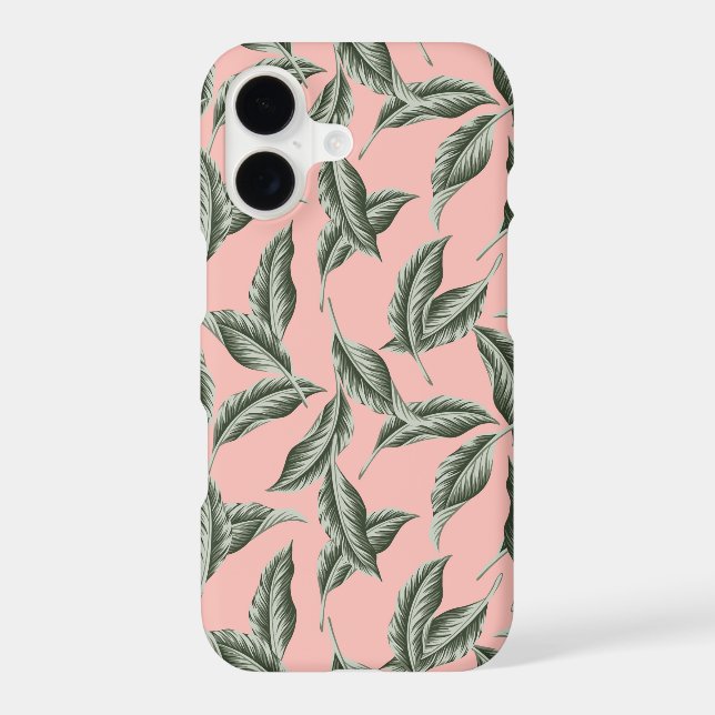 Tropical Garden Leaves Pattern Samsung Galaxy S21 Case (Back)