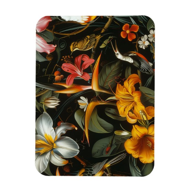 Tropical garden magnet (Vertical)