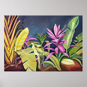 Tropical Garden Poster