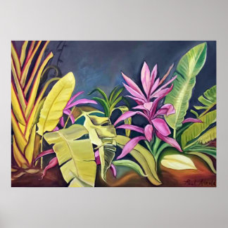 Tropical Garden Poster