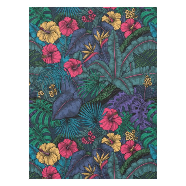 Tropical garden tablecloth (Front)