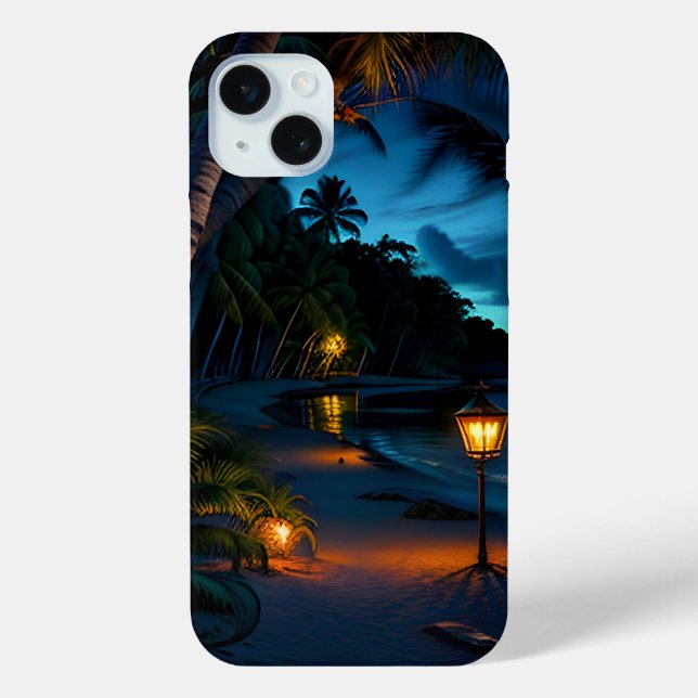 Tropical Gaze Oasis Night 2 Case-Mate iPhone Case (Back)