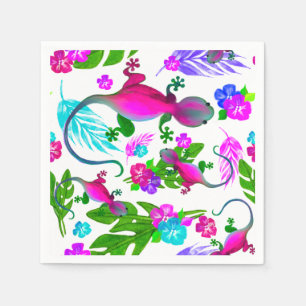 Tropical Geckos Napkins