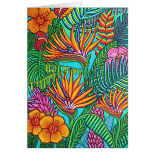 Tropical Gems Greeting Card