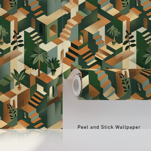 Tropical Geometric Escapes Wallpaper (Creator Uploaded)