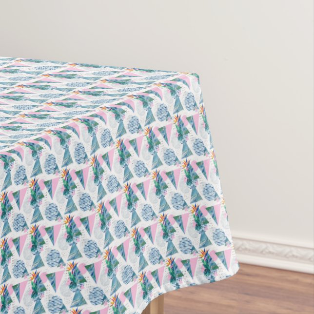 Tropical Geometric Pattern Tablecloth (In Situ)