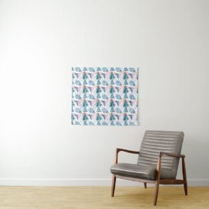 Tropical Geometric Pattern Tapestry