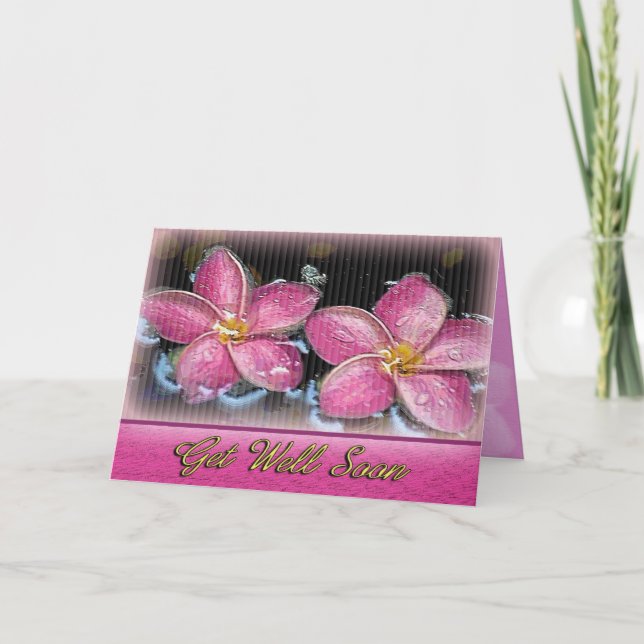 Tropical Get Well Card (Front)