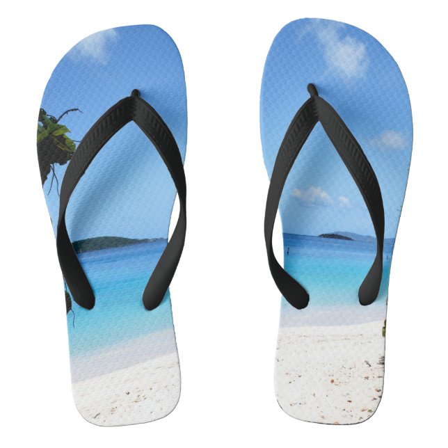Tropical Getaway Flip Flops (Footbed)