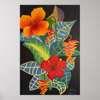 Tropical Ginger Flower Poster @3dudes1life