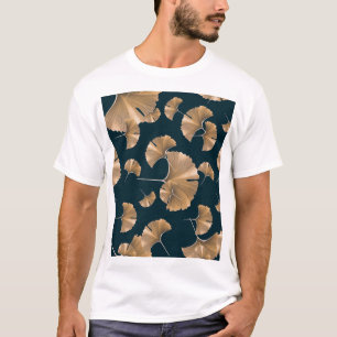 Tropical ginko palm leaves, Hawaiian pattern. T-Shirt