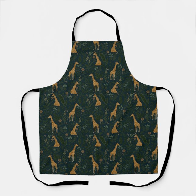 Tropical Giraffe Hangout Apron (Front)