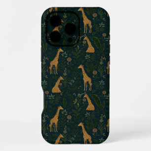 Tropical Giraffe Hangout iPhone 16 Pro Max Case