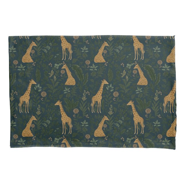 Tropical Giraffe Hangout Pillowcase (Front)