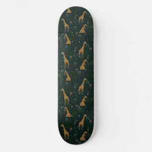 Tropical Giraffe Hangout Skateboard