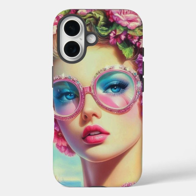 Tropical Glamour Queen Case-Mate iPhone Case (Back)