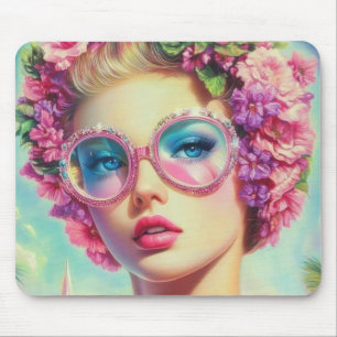 Tropical Glamour Queen Mouse Mat