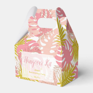 Tropical Glitter Beach Hangover Kit Favour Box