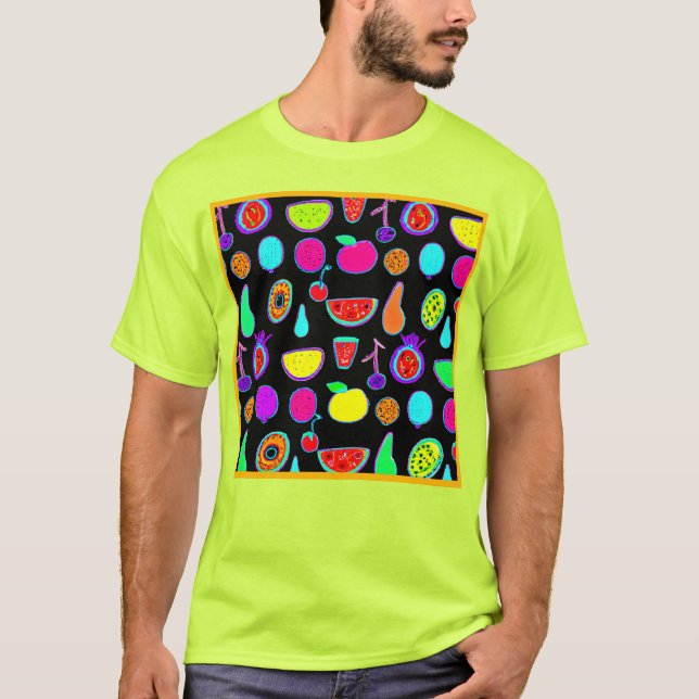 Tropical Glow Explosion T-Shirt (Front)