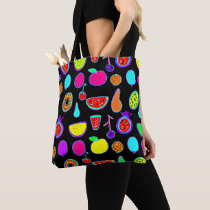 Tropical Glow Explosion Tote Bag
