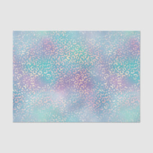 Tropical Gold Teal Purple Graphic Tissue Paper