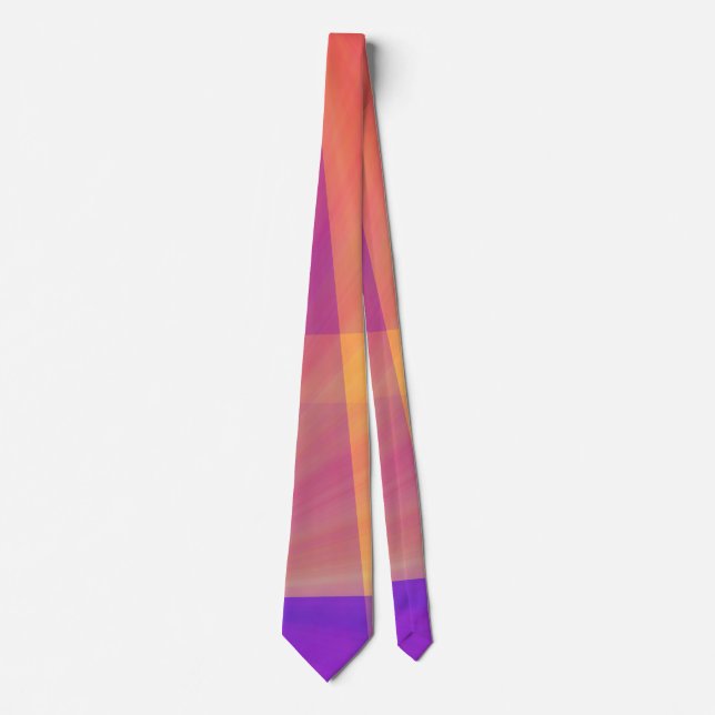 tropical gradient colors tie (Front)