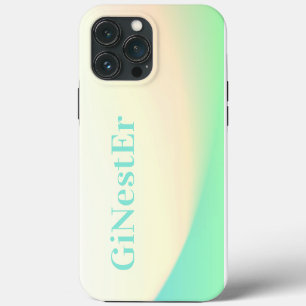 Tropical Gradient Ombre Green Yellow Business iPhone 13 Pro Max Case