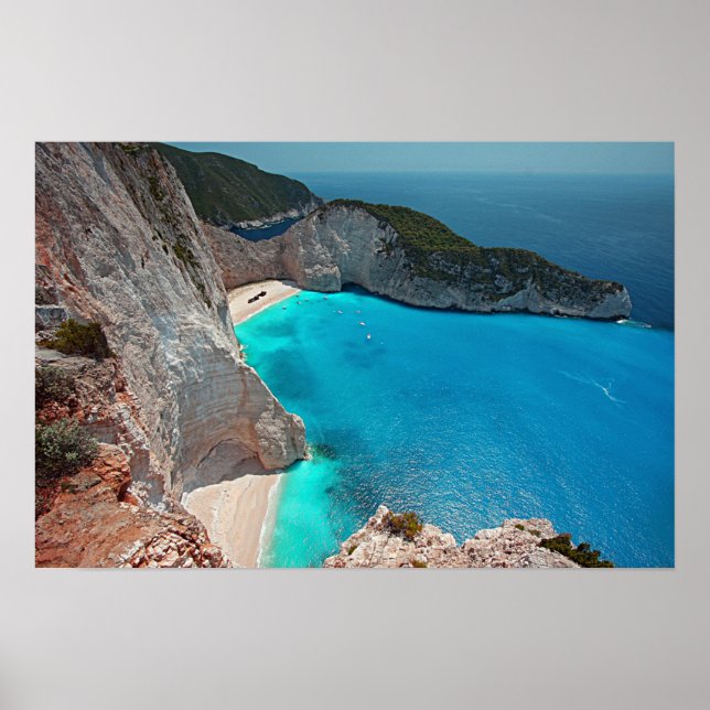 Tropical Greek Island Poster (Front)