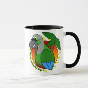 Tropical Green Cheeked Conure Mug