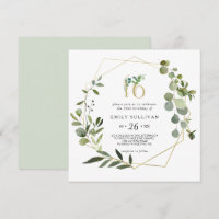 Tropical Green Leaves Sweet Sixteen Birthday Party