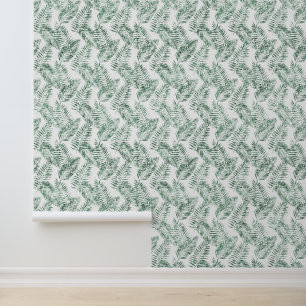 Tropical Green Leaves Wallpaper