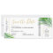 Tropical Green Palm Boarding Pass Save Date Card