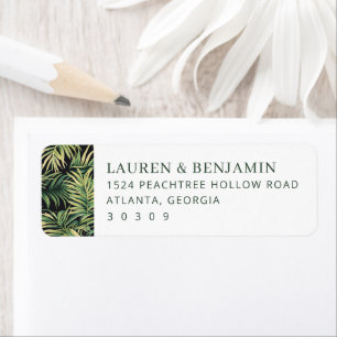 Tropical Green Palm Leaf