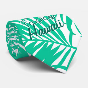 Tropical green palm leaves tie