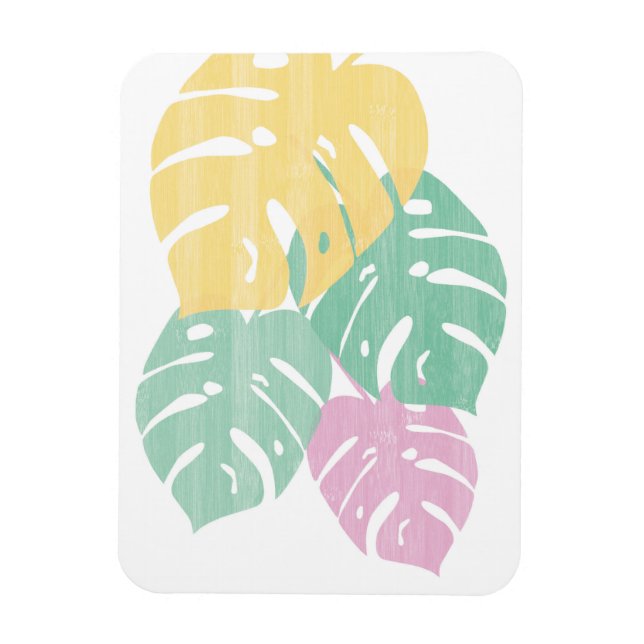 Tropical Greenery - Monstera Leaves Magnet (Vertical)