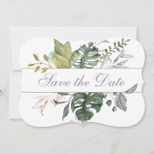 Tropical Greenery Save the Date