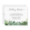 Tropical Greenery Wedding Details Card