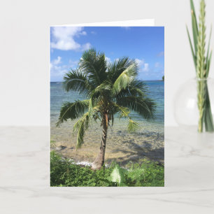 tropical greeting card