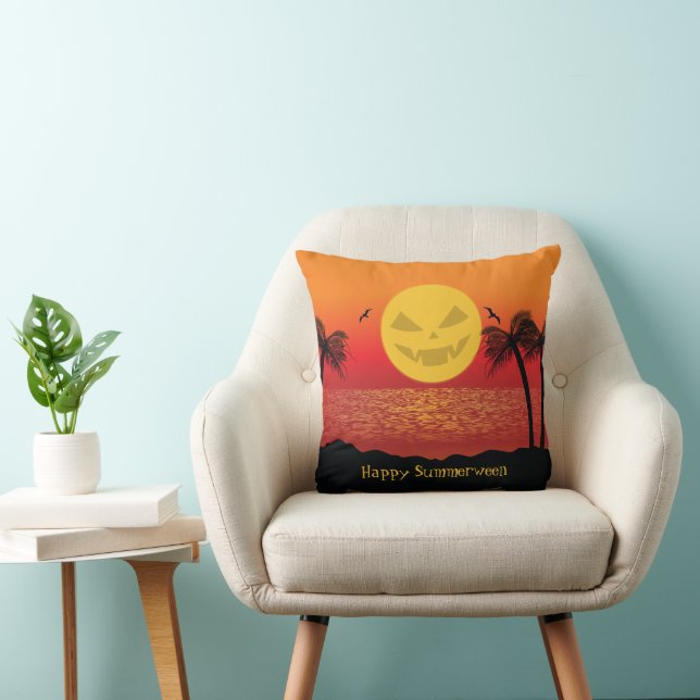 Tropical Halloween Cushion (Chair)