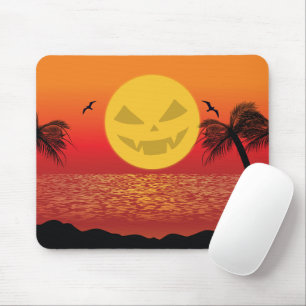 Tropical Halloween Mouse Mat