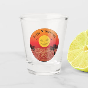 Tropical Halloween Shot Glass