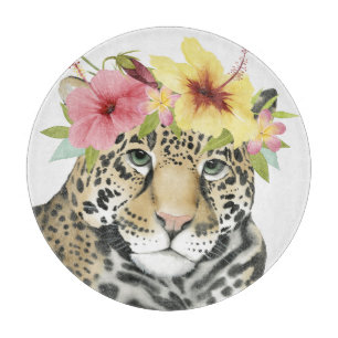 Tropical Halo   Sweet Cheetah Cutting Board