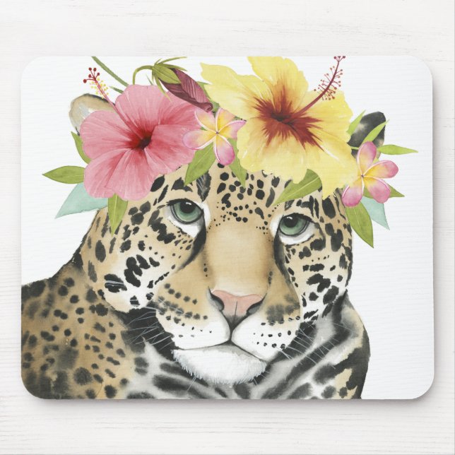 Tropical Halo | Sweet Cheetah Mouse Mat (Front)
