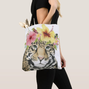 Tropical Halo   Sweet Cheetah Tote Bag