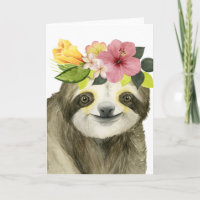 Tropical Halo | Sweet Sloth