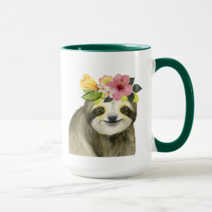 Tropical Halo   Sweet Sloth Mug