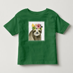 Tropical Halo   Sweet Sloth Toddler T-Shirt