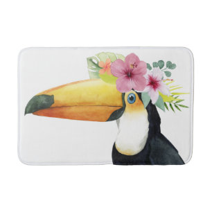Tropical Halo - Toucan Bath Mat